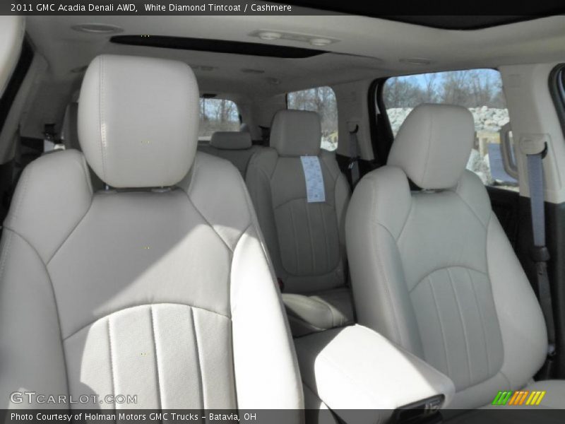 White Diamond Tintcoat / Cashmere 2011 GMC Acadia Denali AWD