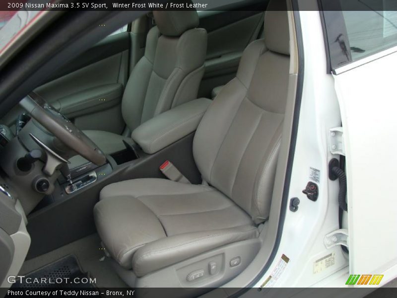 Winter Frost White / Frost Leather 2009 Nissan Maxima 3.5 SV Sport