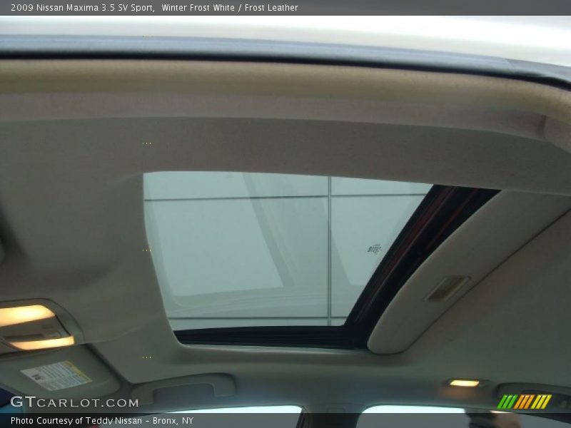 Winter Frost White / Frost Leather 2009 Nissan Maxima 3.5 SV Sport