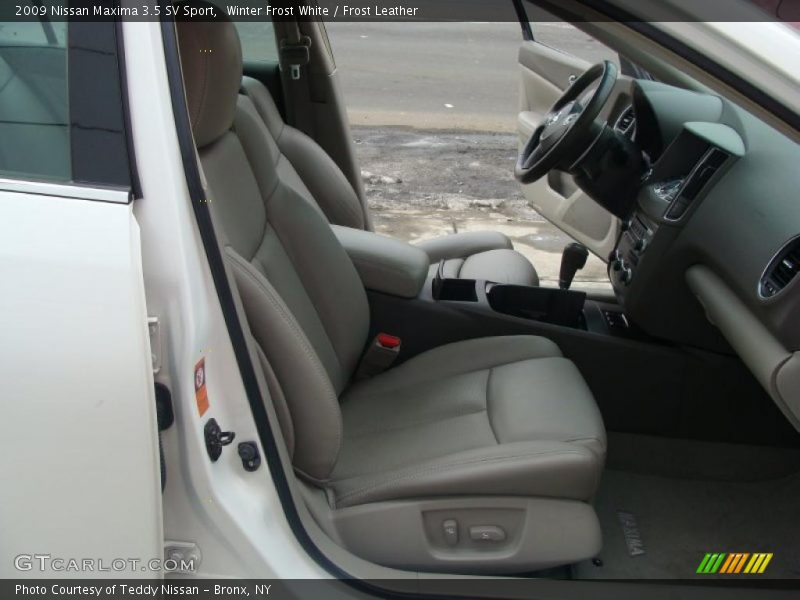 Winter Frost White / Frost Leather 2009 Nissan Maxima 3.5 SV Sport