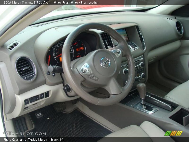 Winter Frost White / Frost Leather 2009 Nissan Maxima 3.5 SV Sport