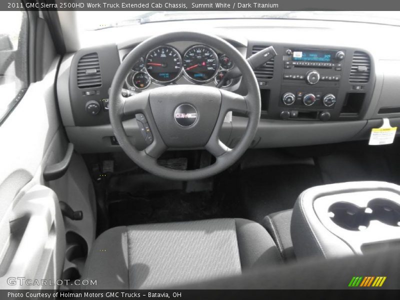 Dashboard of 2011 Sierra 2500HD Work Truck Extended Cab Chassis
