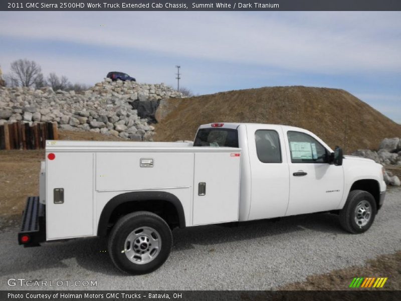  2011 Sierra 2500HD Work Truck Extended Cab Chassis Summit White