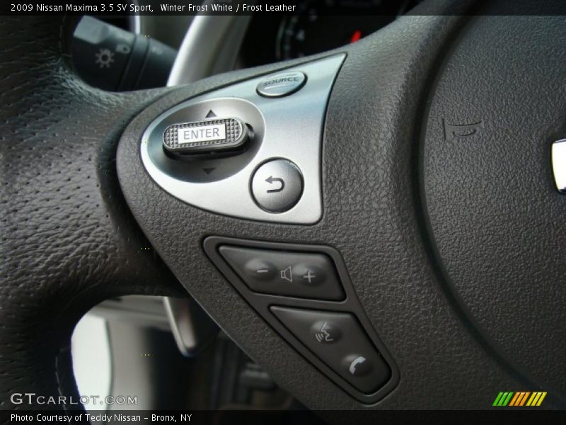 Winter Frost White / Frost Leather 2009 Nissan Maxima 3.5 SV Sport