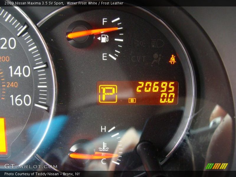 Winter Frost White / Frost Leather 2009 Nissan Maxima 3.5 SV Sport