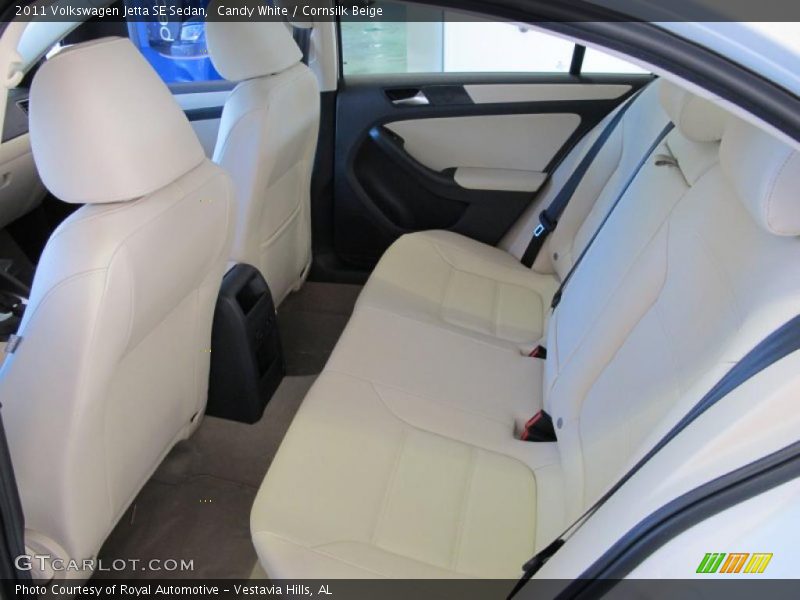 Candy White / Cornsilk Beige 2011 Volkswagen Jetta SE Sedan