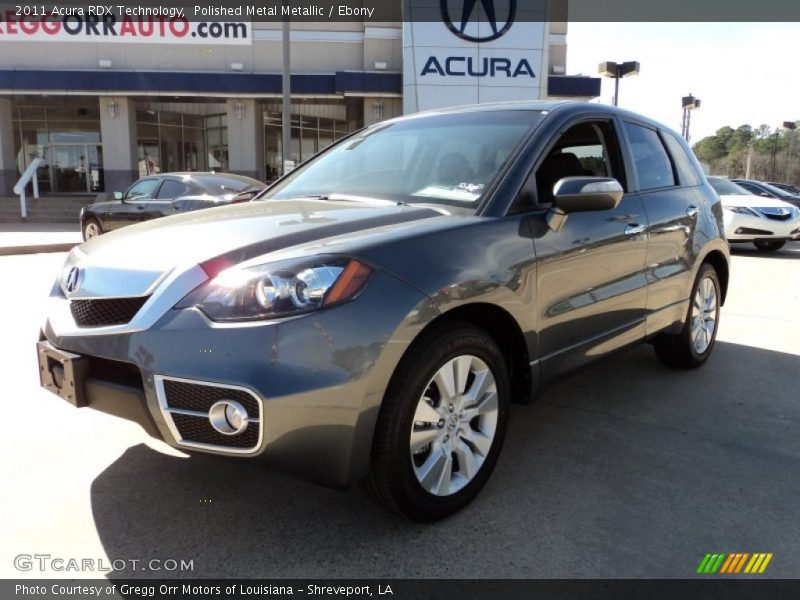 Polished Metal Metallic / Ebony 2011 Acura RDX Technology