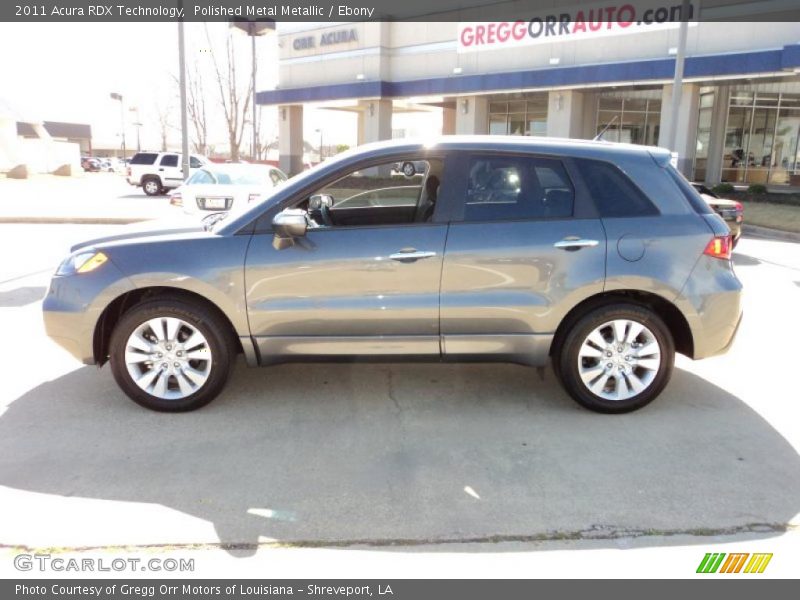 Polished Metal Metallic / Ebony 2011 Acura RDX Technology
