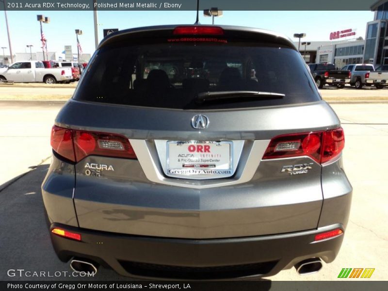 Polished Metal Metallic / Ebony 2011 Acura RDX Technology