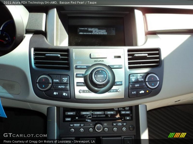 Controls of 2011 RDX Technology SH-AWD
