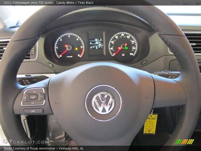 Candy White / Titan Black 2011 Volkswagen Jetta TDI Sedan