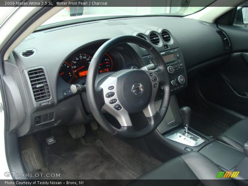 Winter Frost Pearl / Charcoal 2009 Nissan Altima 2.5 SL