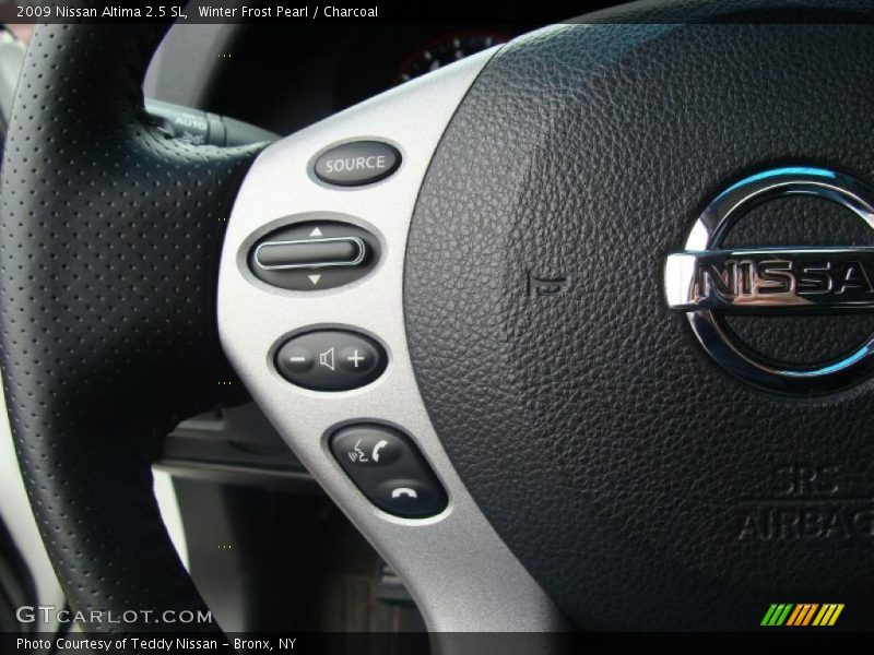 Winter Frost Pearl / Charcoal 2009 Nissan Altima 2.5 SL
