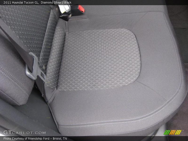 Diamond Silver / Black 2011 Hyundai Tucson GL