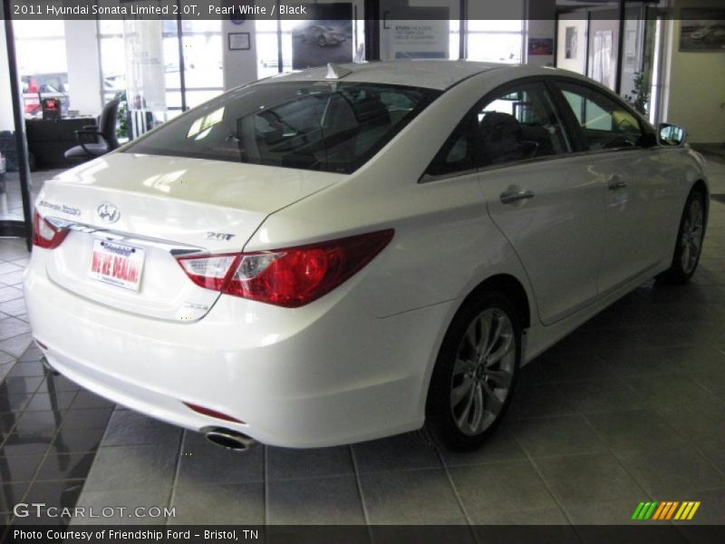 Pearl White / Black 2011 Hyundai Sonata Limited 2.0T