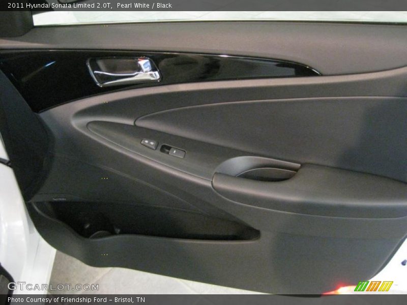 Pearl White / Black 2011 Hyundai Sonata Limited 2.0T