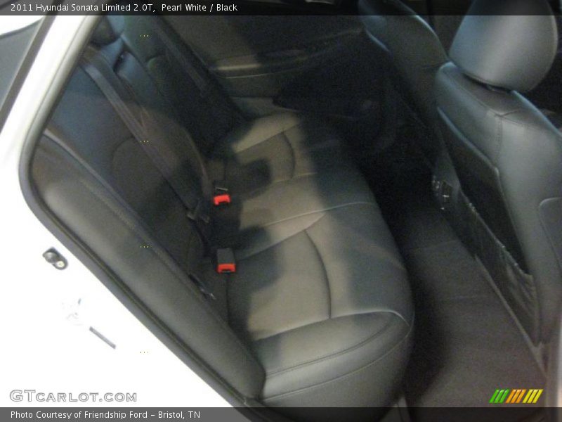 Pearl White / Black 2011 Hyundai Sonata Limited 2.0T