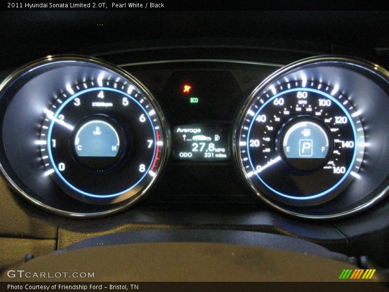  2011 Sonata Limited 2.0T Limited 2.0T Gauges