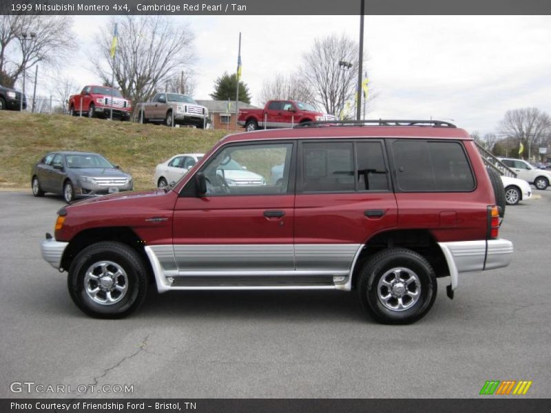  1999 Montero 4x4 Cambridge Red Pearl