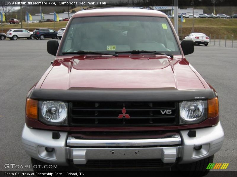 Cambridge Red Pearl / Tan 1999 Mitsubishi Montero 4x4