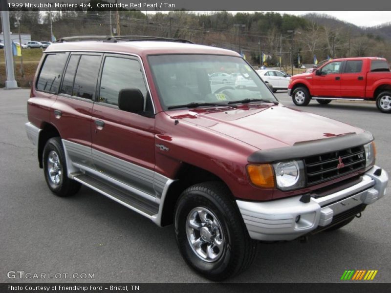 Front 3/4 View of 1999 Montero 4x4