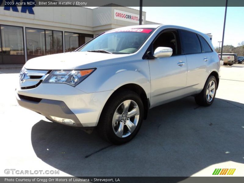Billet Silver Metallic / Ebony 2009 Acura MDX