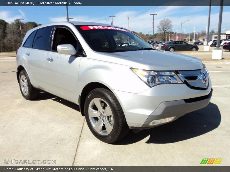 Front 3/4 View of 2009 MDX 