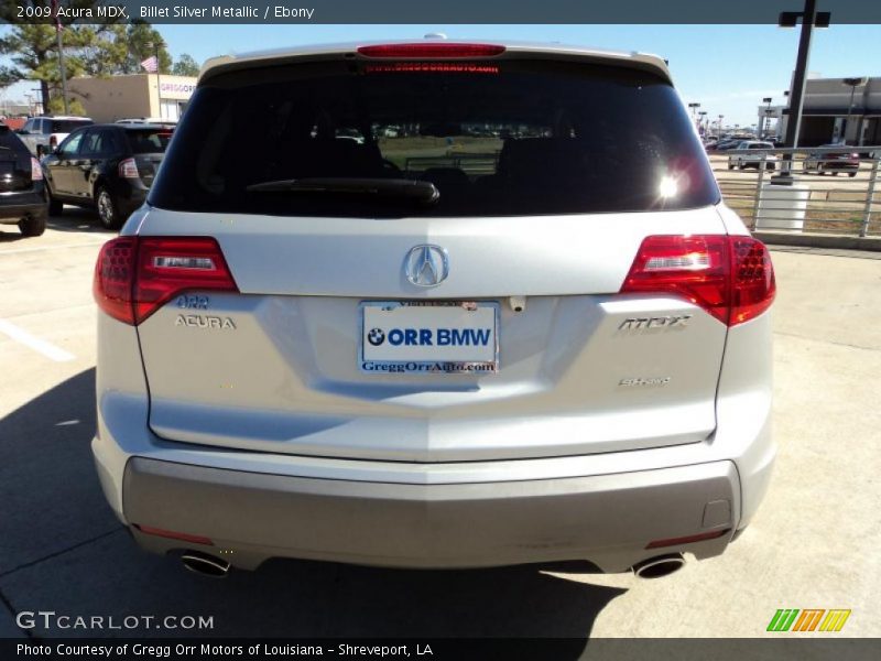 Billet Silver Metallic / Ebony 2009 Acura MDX
