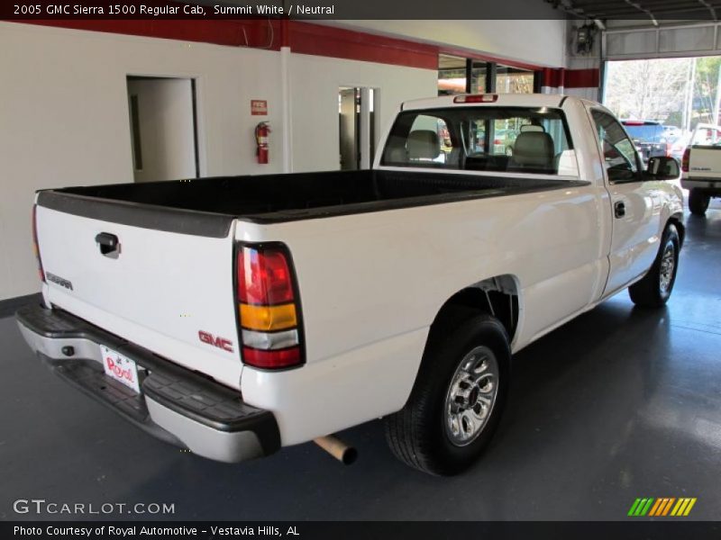 Summit White / Neutral 2005 GMC Sierra 1500 Regular Cab