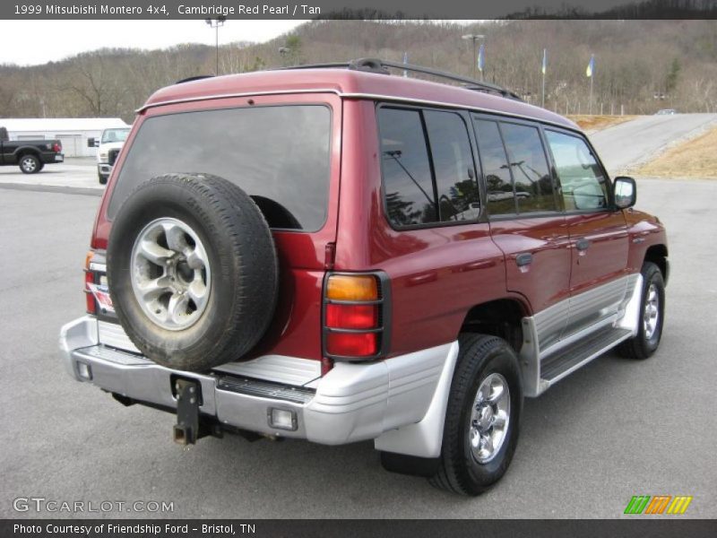 Cambridge Red Pearl / Tan 1999 Mitsubishi Montero 4x4