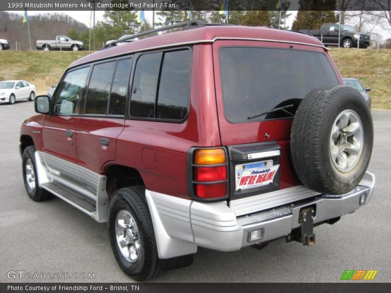 1999 Montero 4x4 Cambridge Red Pearl