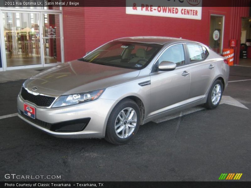 Satin Metal / Beige 2011 Kia Optima LX