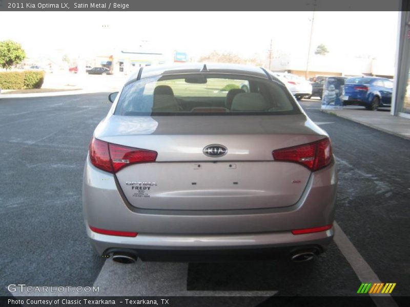 Satin Metal / Beige 2011 Kia Optima LX