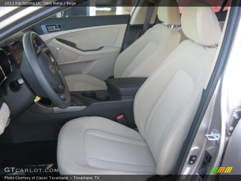  2011 Optima LX Beige Interior