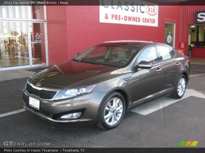 Metal Bronze / Beige 2011 Kia Optima EX