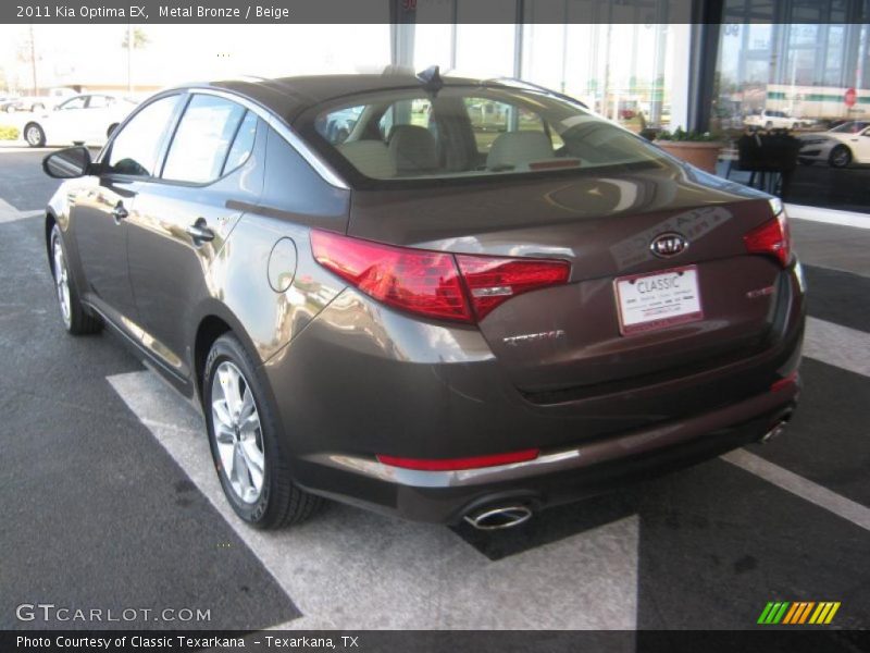 Metal Bronze / Beige 2011 Kia Optima EX