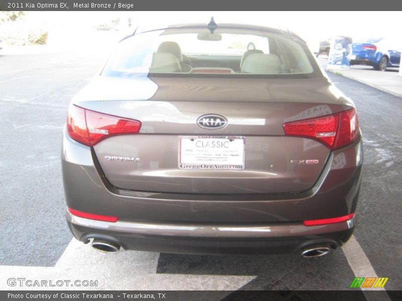 Metal Bronze / Beige 2011 Kia Optima EX