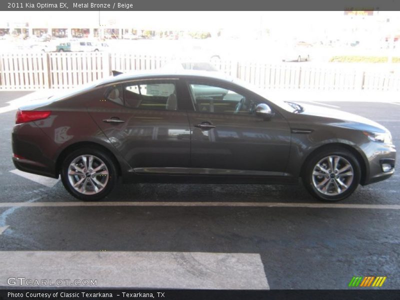 Metal Bronze / Beige 2011 Kia Optima EX