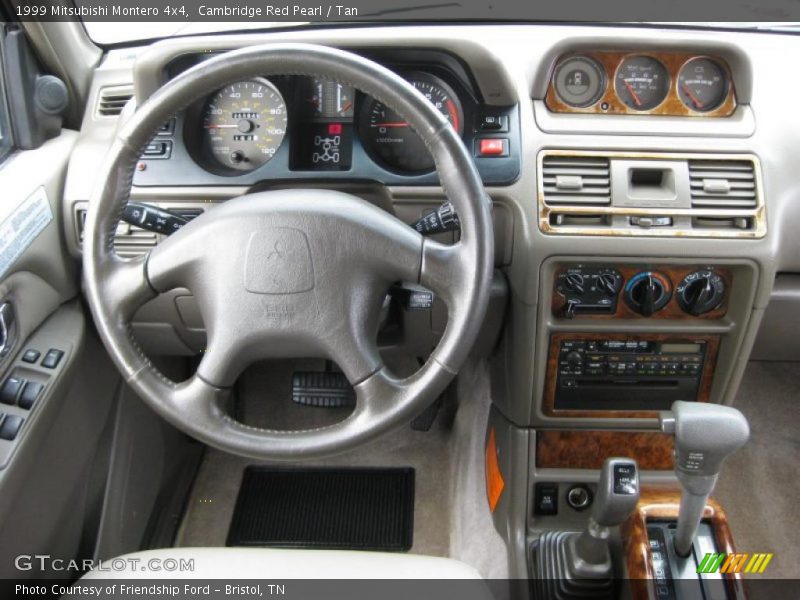 Controls of 1999 Montero 4x4