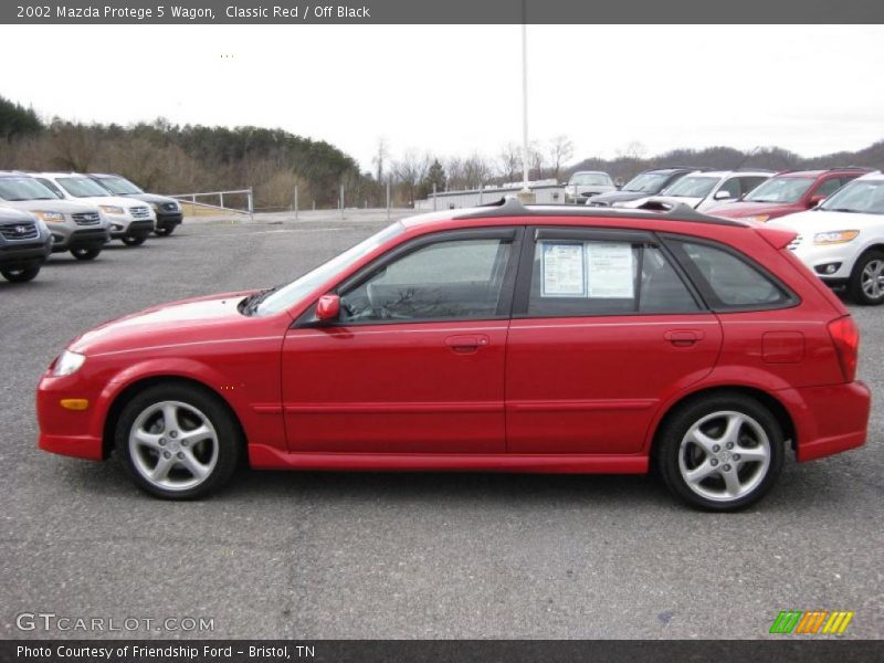  2002 Protege 5 Wagon Classic Red