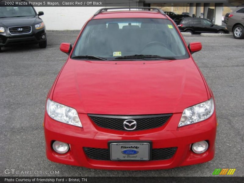 Classic Red / Off Black 2002 Mazda Protege 5 Wagon