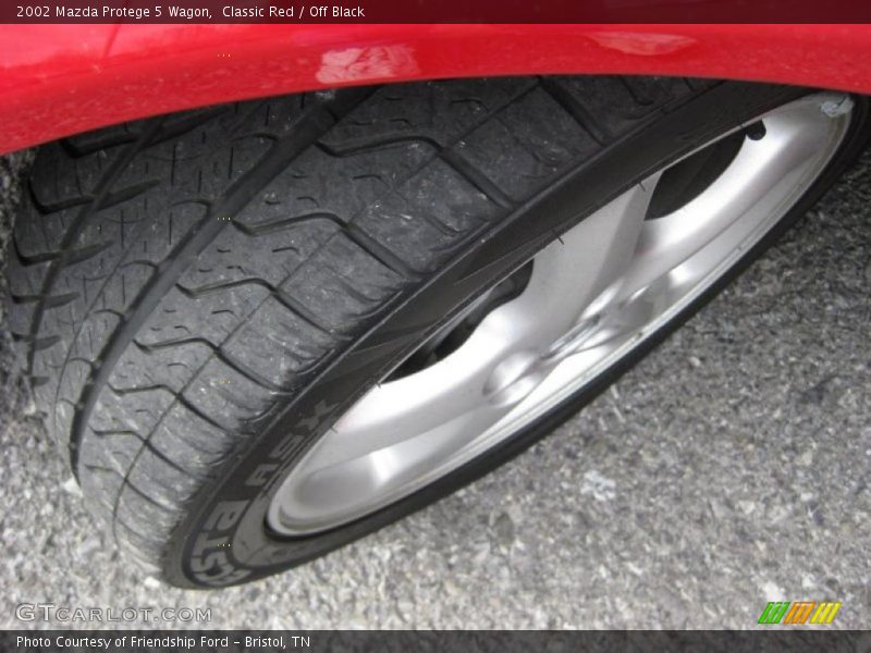 Classic Red / Off Black 2002 Mazda Protege 5 Wagon