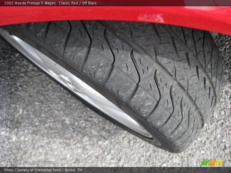 Classic Red / Off Black 2002 Mazda Protege 5 Wagon