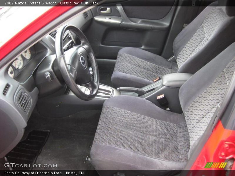  2002 Protege 5 Wagon Off Black Interior