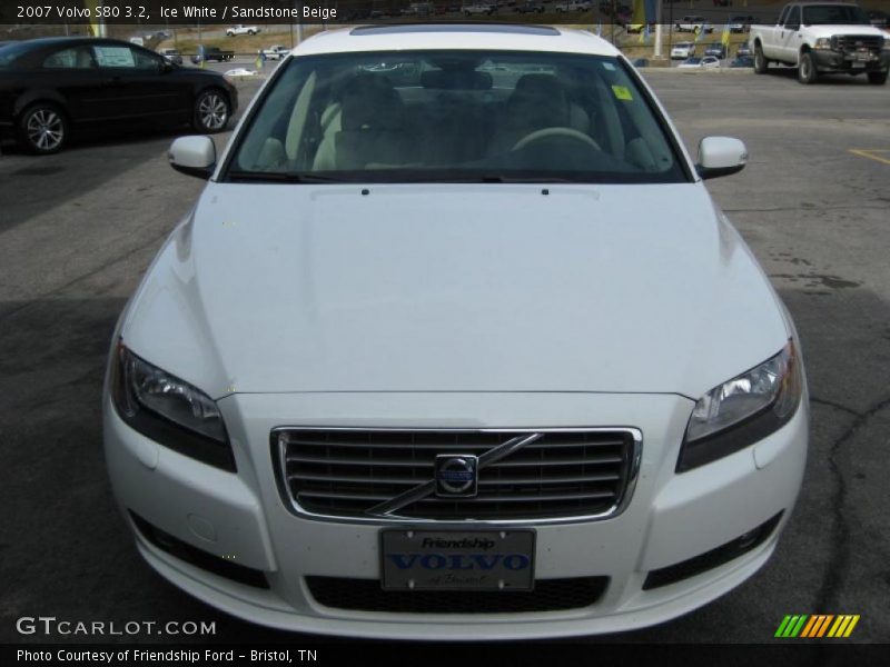 Ice White / Sandstone Beige 2007 Volvo S80 3.2