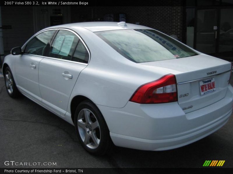 Ice White / Sandstone Beige 2007 Volvo S80 3.2