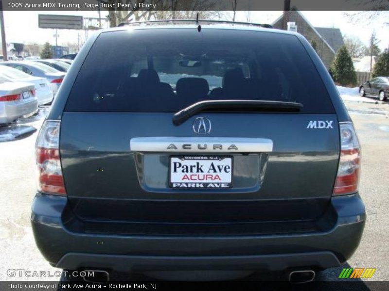 Sage Brush Pearl / Ebony 2005 Acura MDX Touring