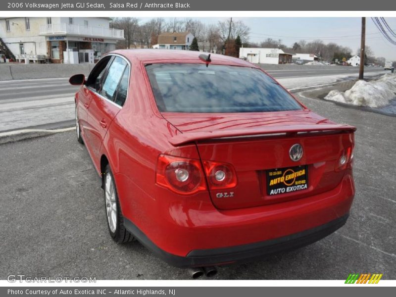 Salsa Red / Anthracite Black 2006 Volkswagen Jetta GLI Sedan