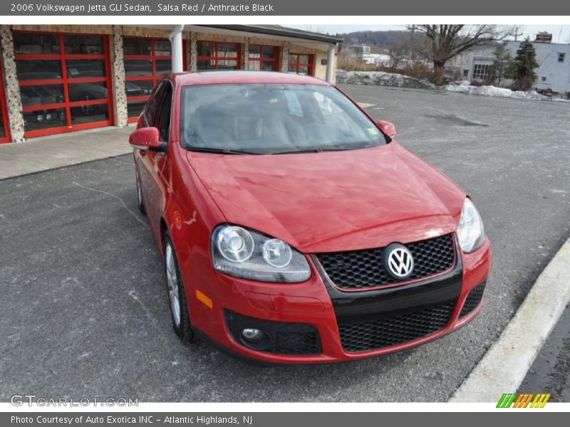 Salsa Red / Anthracite Black 2006 Volkswagen Jetta GLI Sedan