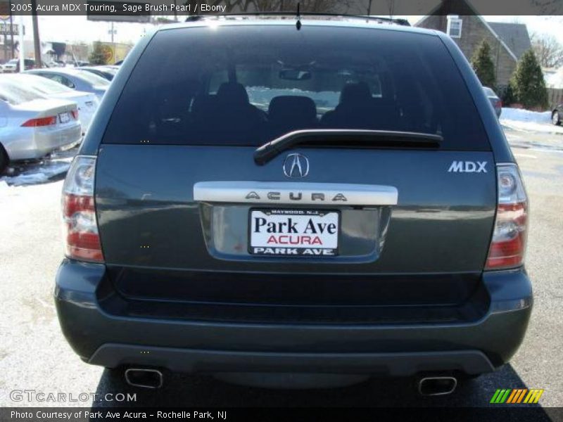 Sage Brush Pearl / Ebony 2005 Acura MDX Touring